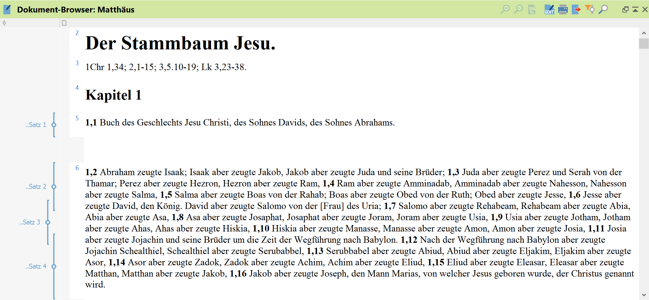 In diesem Kapitel wurde jeder Satz mit einem Subcode codiert. In diesem Kapitel wurde jeder Satz mit einem Subcode codiert.