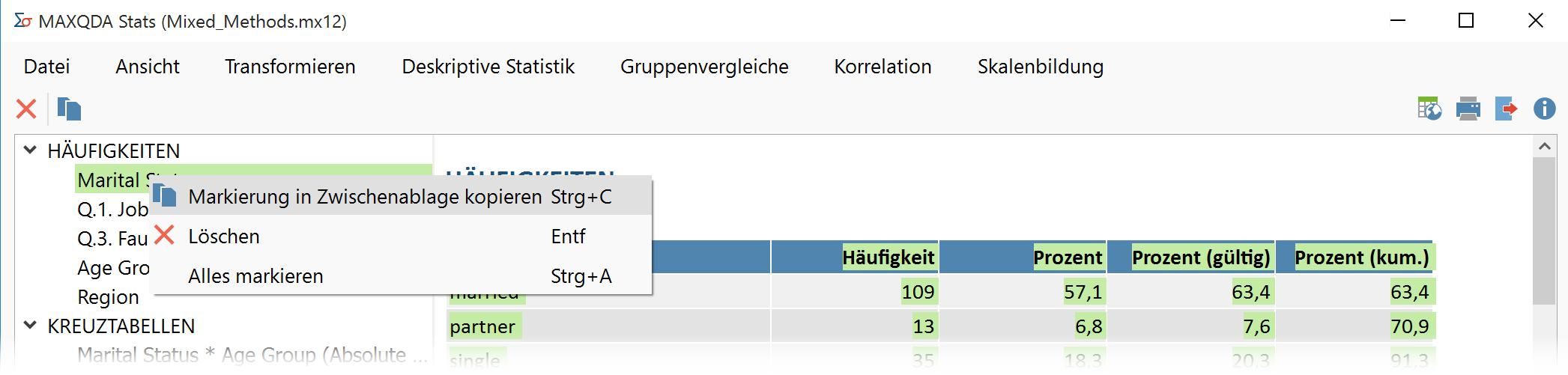 Objekte des Ausgabeviewers in die Zwischenablage kopieren Objekte des Ausgabeviewers in die Zwischenablage kopieren