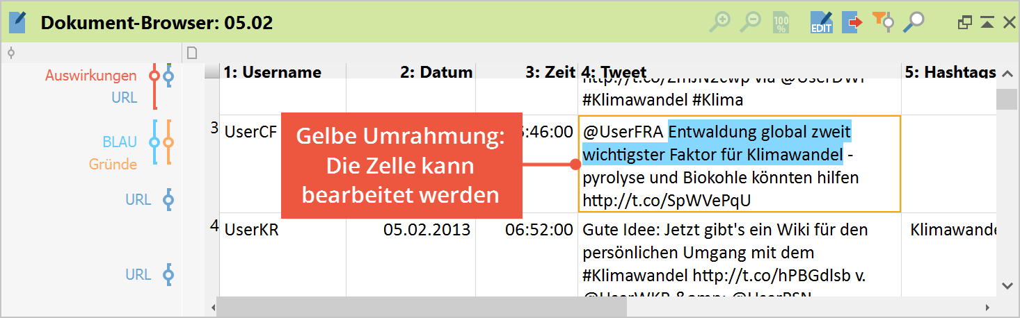 Codierter Text in einer Zelle Codierter Text in einer Zelle