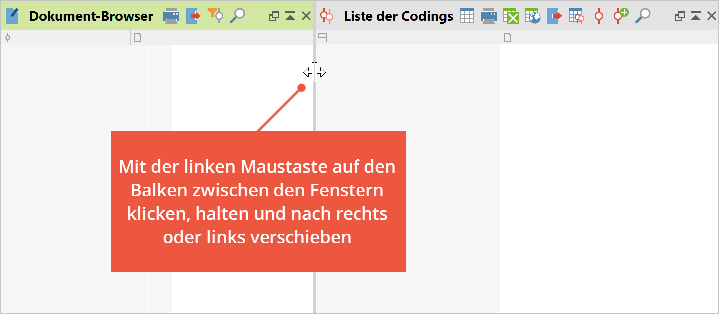 Fensterbreiten und -höhen durch klicken und bewegen der Maus verändern Fensterbreiten und -höhen durch klicken und bewegen der Maus verändern