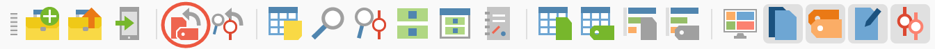Quickbutton „Aktivierung zurücksetzen“ in der Haupt-Symbolleiste Quickbutton „Aktivierung zurücksetzen“ in der Haupt-Symbolleiste
