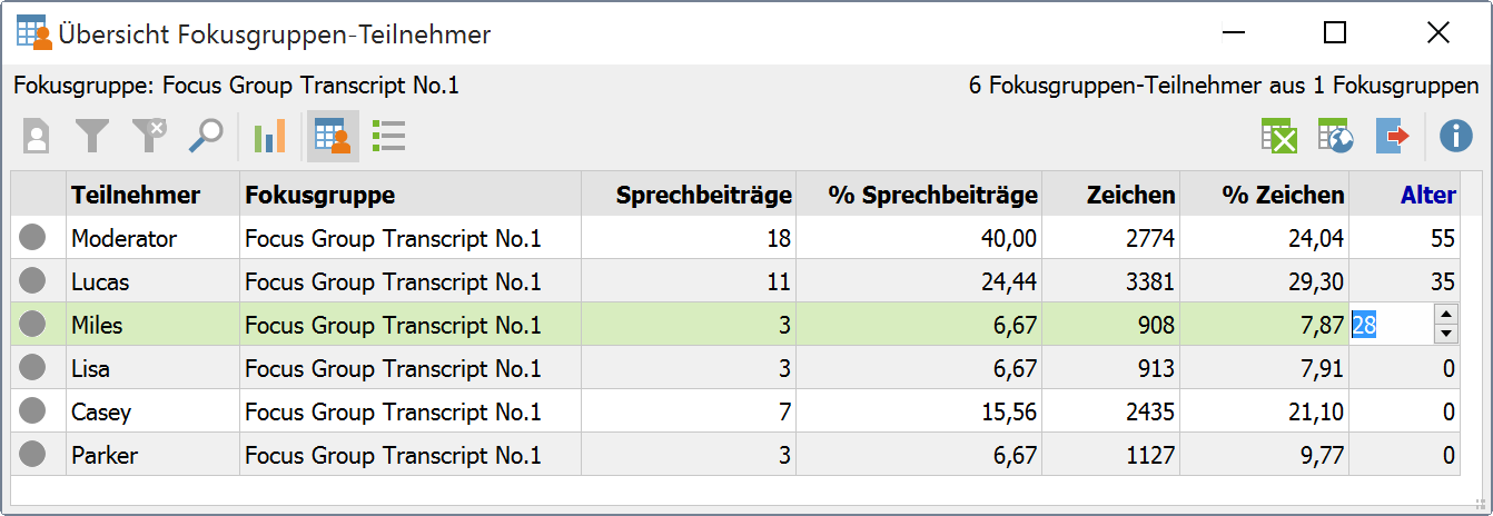 Daten eingeben für eine Variable Daten eingeben für eine Variable