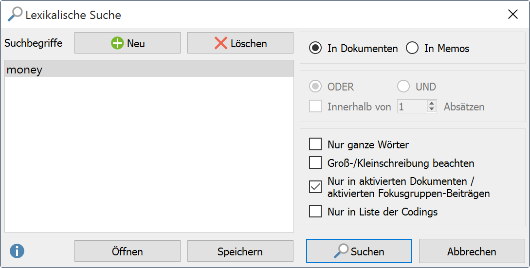 In Beiträgen von Fokusgruppen-Teilnehmenden suchen In Beiträgen von Fokusgruppen-Teilnehmenden suchen
