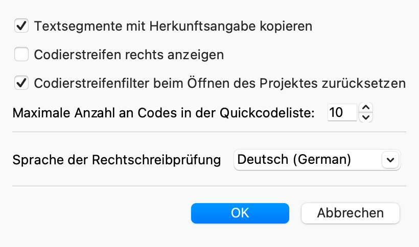 Einstellungen für das Fenster „Dokument-Browser“ Einstellungen für das Fenster „Dokument-Browser“