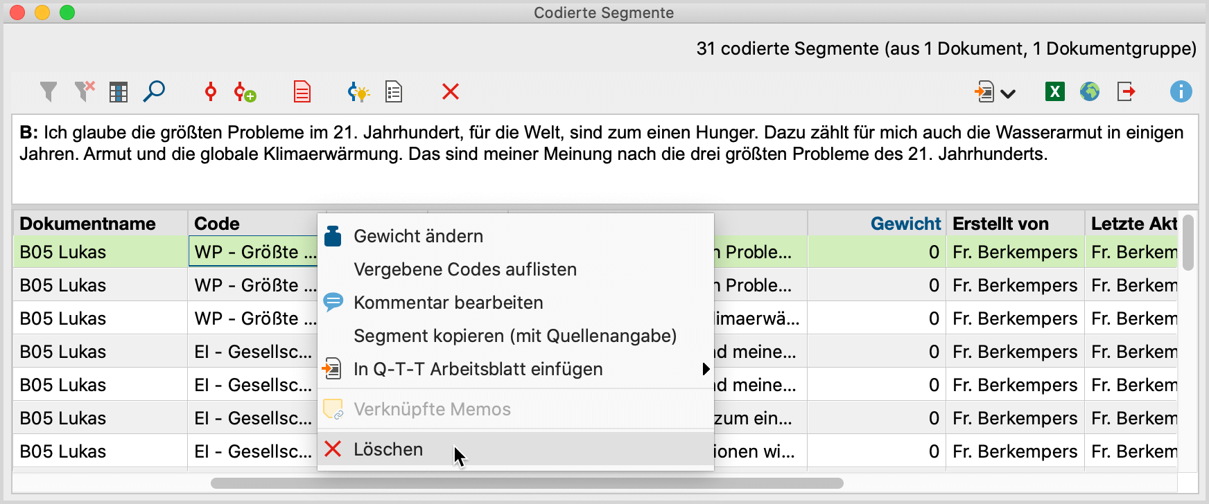 Codierungen löschen in der „Liste der codierten Segmente“ Codes und Codieren_40_DE-Code-loeschen_Uebersicht-Codings