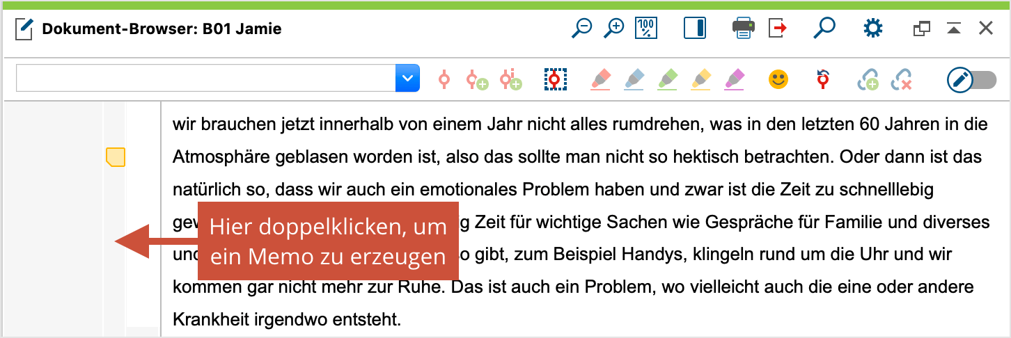 Ein Memo per Doppelklick in der Memospalte erzeugen Ein Memo per Doppelklick in der Memospalte erzeugen