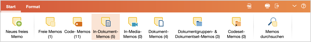 Derzeit sind nur die „In-Dokument-Memos“ im Memo-Manager sichtbar Derzeit sind nur die „In-Dokument-Memos“ im Memo-Manager sichtbar
