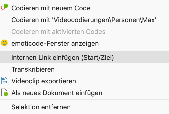 Internen Link einfügen 