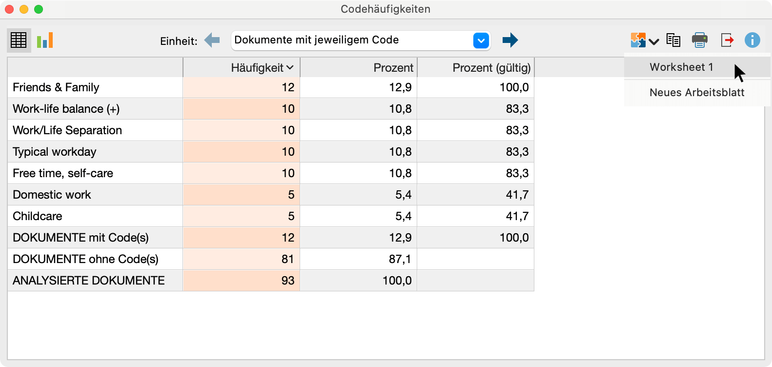 Tabelle ins QTT transferieren Tabelle ins QTT transferieren