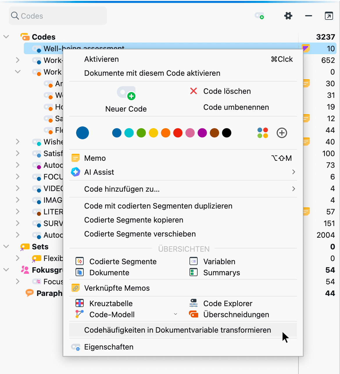 Code in eine Dokumentvariable transformieren Code in eine Dokumentvariable transformieren