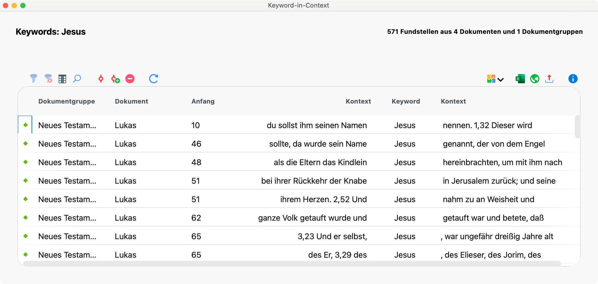 Ergebnistabelle für „Keyword-in-Context“ Ergebnistabelle für „Keyword-in-Context“