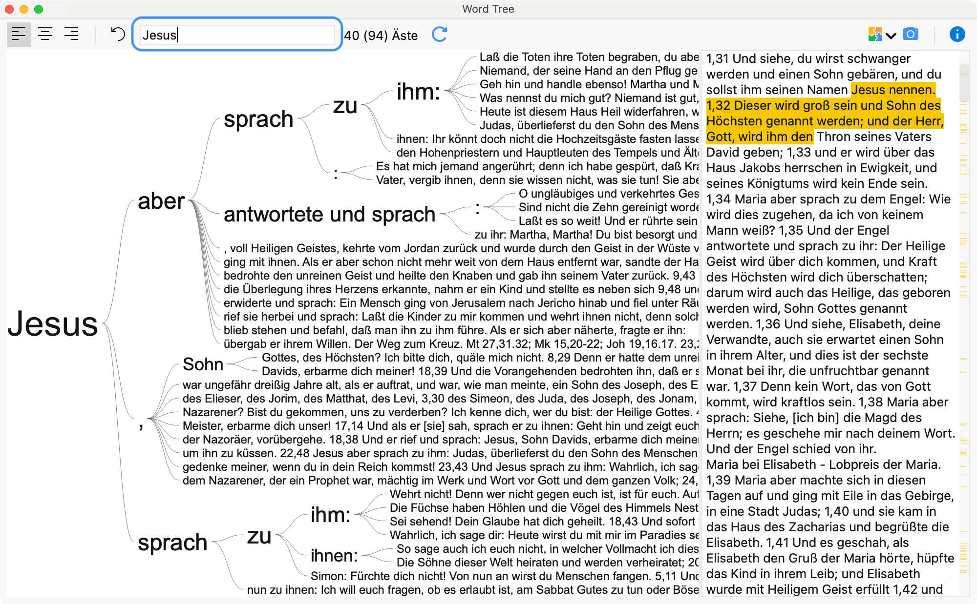 Nach Worten im Text suchen Nach Worten im Text suchen