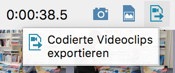 Export codierter Videoclips im „Multimedia-Browser“ starten Export codierter Videoclips im „Multimedia-Browser“ starten