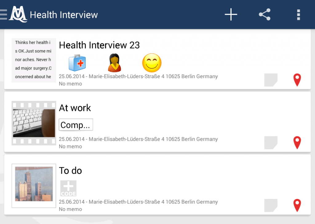 Daten codieren mit MAXApp
