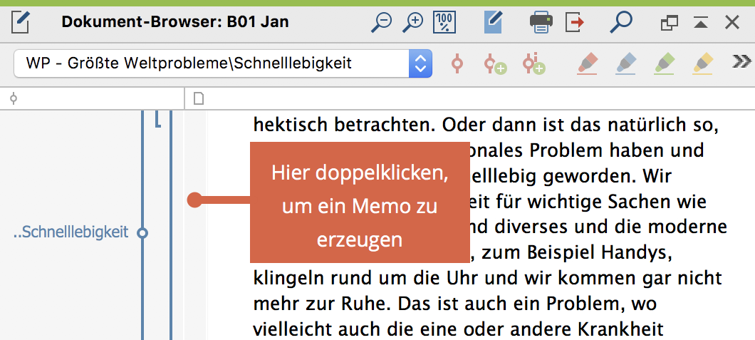 Ein Memo per Doppelklick in der Memospalte erzeugen Ein Memo per Doppelklick in der Memospalte erzeugen
