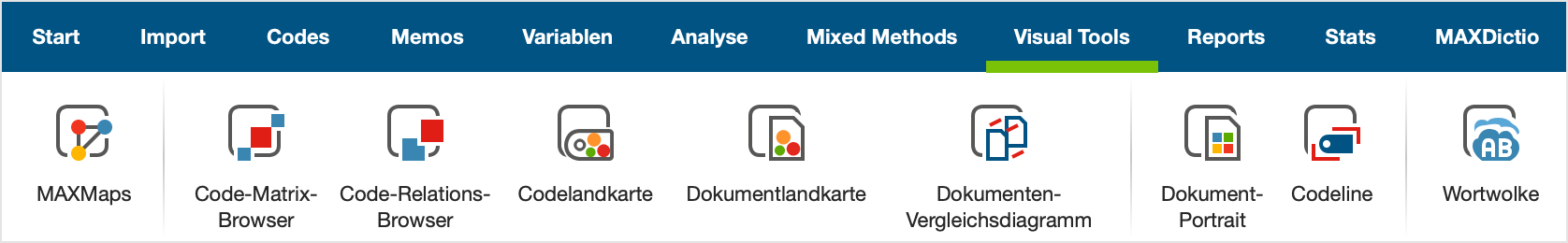 Visual Tools Tab