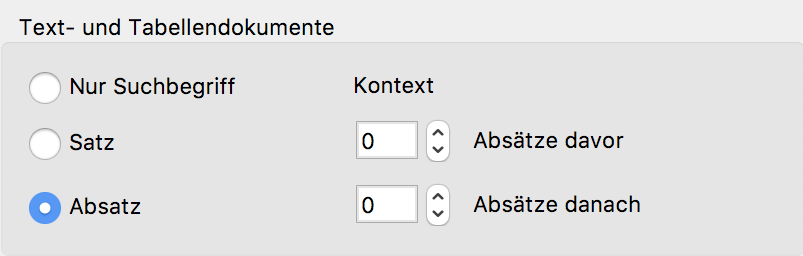 Umgebenden Kontext einstellen für das Autocodieren Umgebenden Kontext einstellen für das Autocodieren