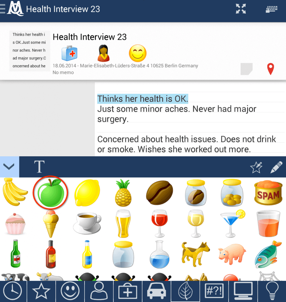 Daten codieren mit MAXApp