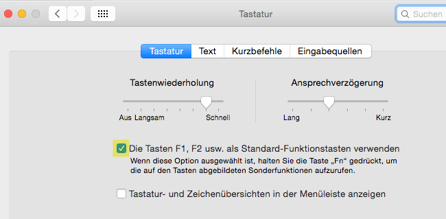 Transkribieren mit MAXQDA fuer Mac OS X Tastatureinstellungen ändern für die Transkription mit MAXQDA für Mac