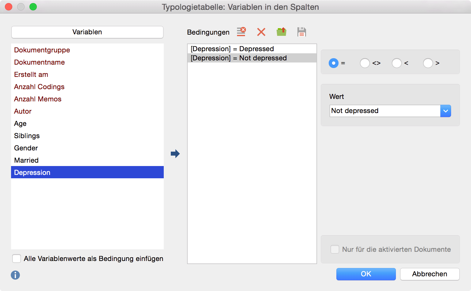 Typologietabelle-Spalten-Variablen