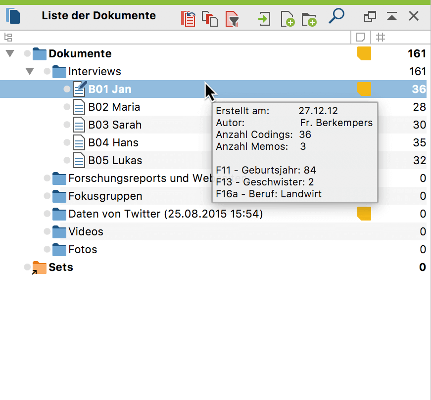 Anzeige der Variablenwerte im Tooltip eines Dokuments Anzeige der Variablenwerte im Tooltip eines Dokuments