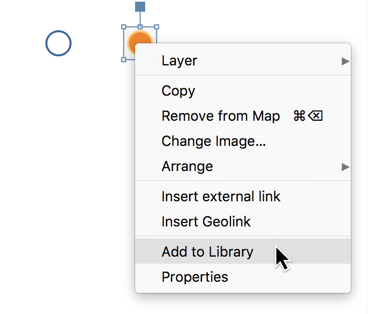 Add object to the library.