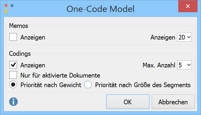 One-Code Model