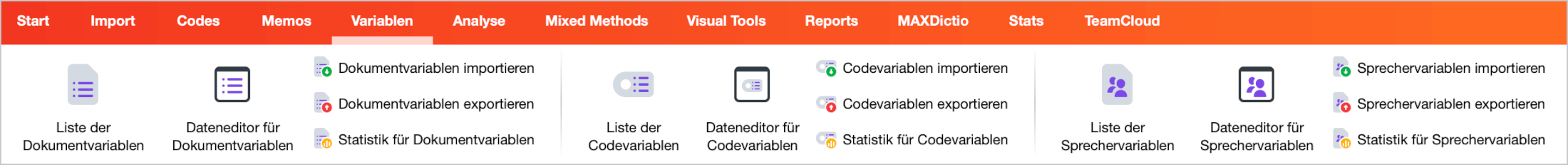 Tab Variablen