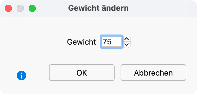 Gewicht einer Codierung ändern Gewicht einer Codierung ändern