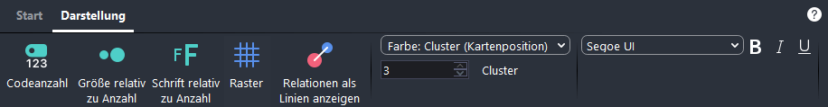 Das „Darstellung“-Tab Das „Darstellung“-Tab