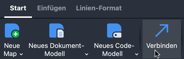 Modus „Verbinden im Tab „Start“ einschalten Modus „Verbinden im Tab „Start“ einschalten