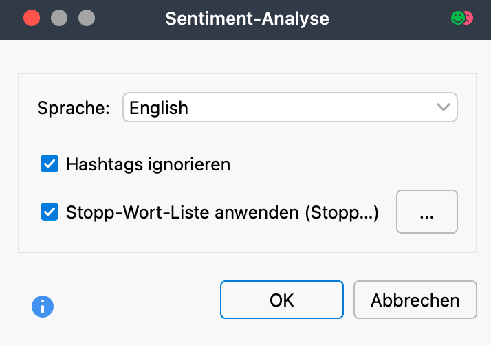 Optionen für die Sentiment-Analyse von Survey-Antworten