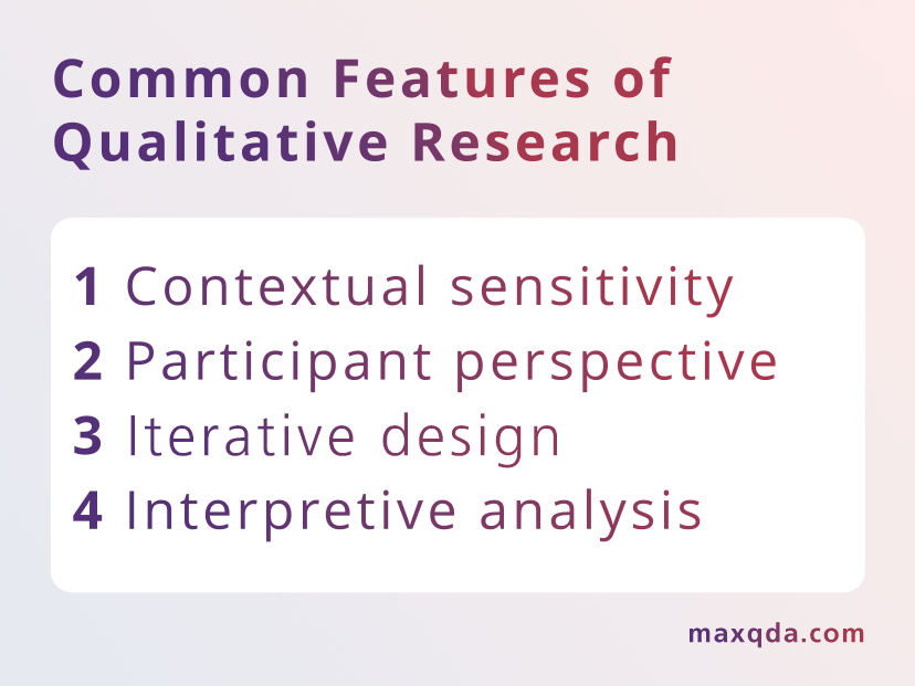 Qualitative Research Methods: Common Features of Qualitative Research