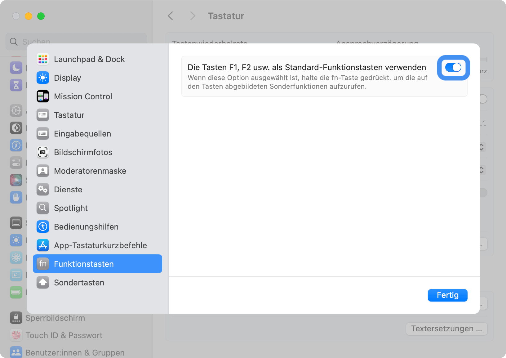 Transkribieren mit MAXQDA fuer Mac OS X Tastatureinstellungen ändern für die Transkription mit MAXQDA für Mac