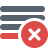 Delete variable icon