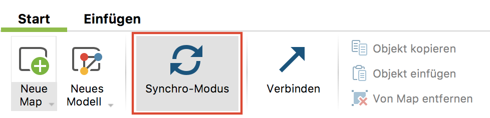 “Synchro-Modus“ einschalten “Synchro-Modus“ einschalten