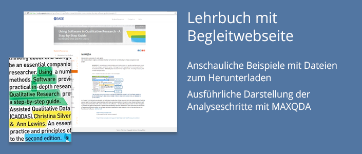 Webseite: Step-by-step guide Neues Lehrbuch über qualitative Datenanalyse