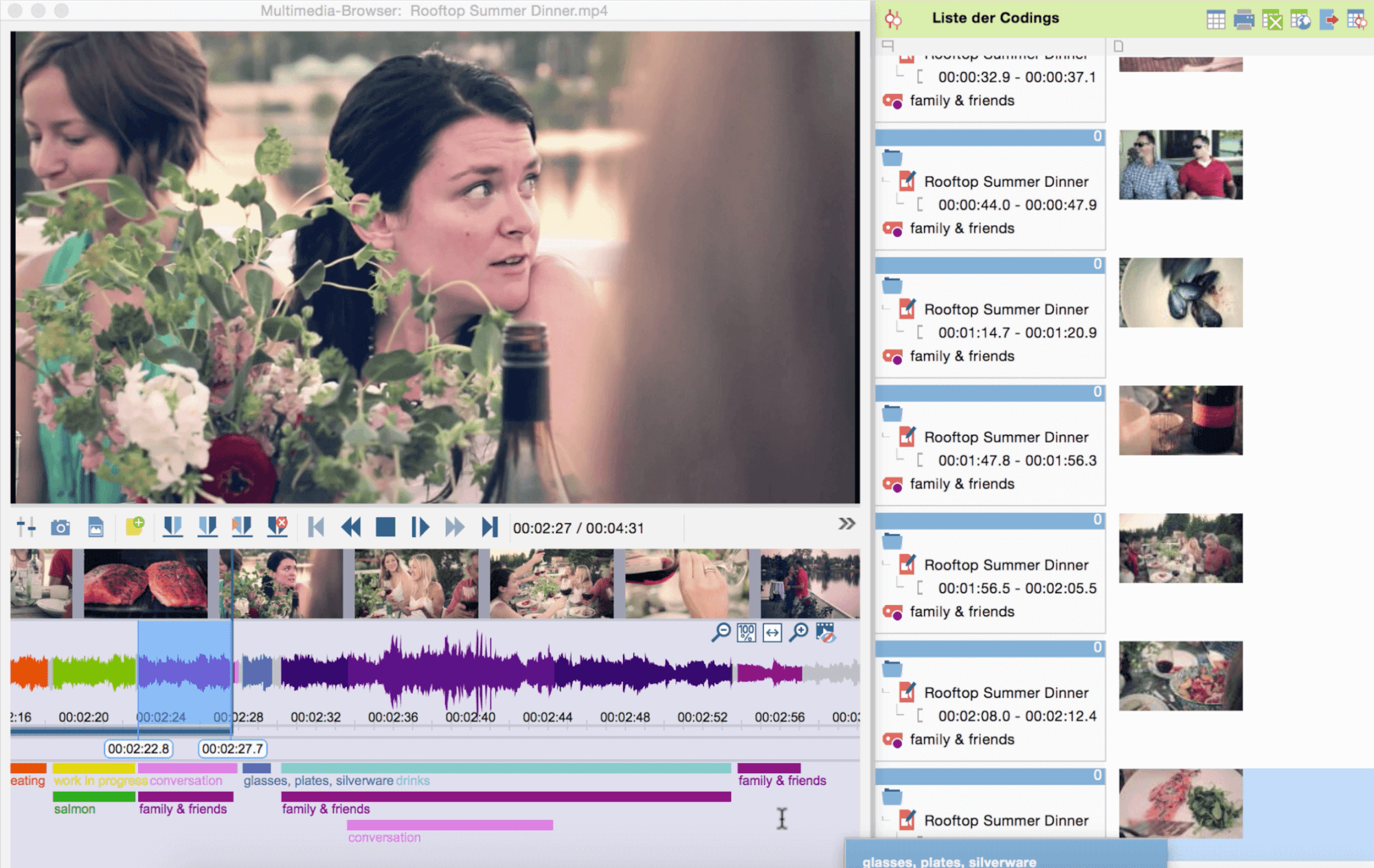 Video in MAXQDA codieren