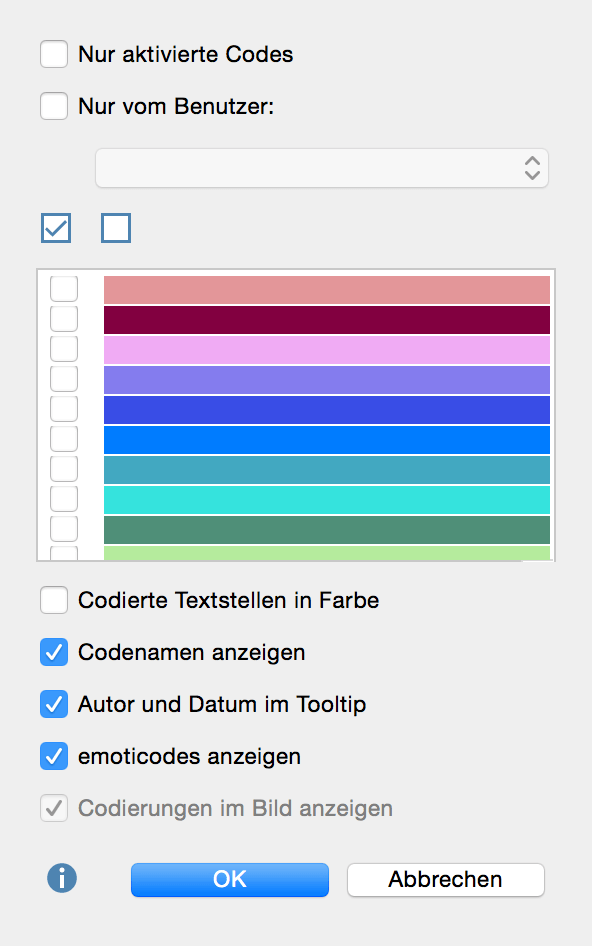 Visualisierung von Codes