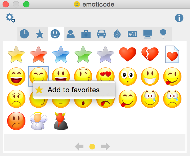 Add and remove symbols from favorites Add and remove symbols from favorites