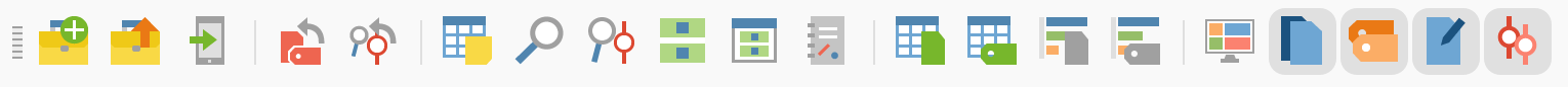“MAXQDA standard” toolbar “MAXQDA standard” toolbar