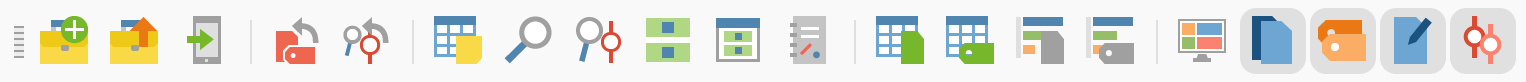 Lexical search icon in the “MAXQDA standard” toolbar Lexical search icon in the “MAXQDA standard” toolbar