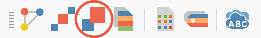Symbol in the “Visual tools” toolbar for opening the CRB Symbol in the “Visual tools” toolbar for opening the CRB