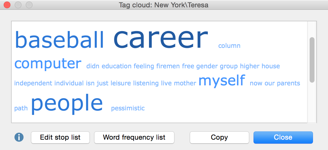 Tag cloud Tag cloud