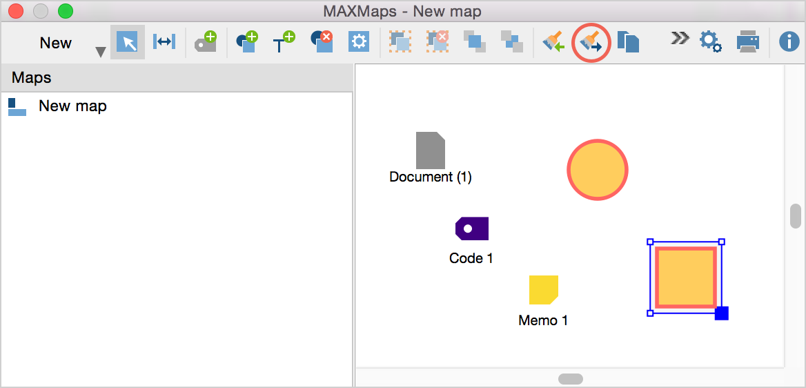 The “format painter” option: apply format The “format painter” option: apply format