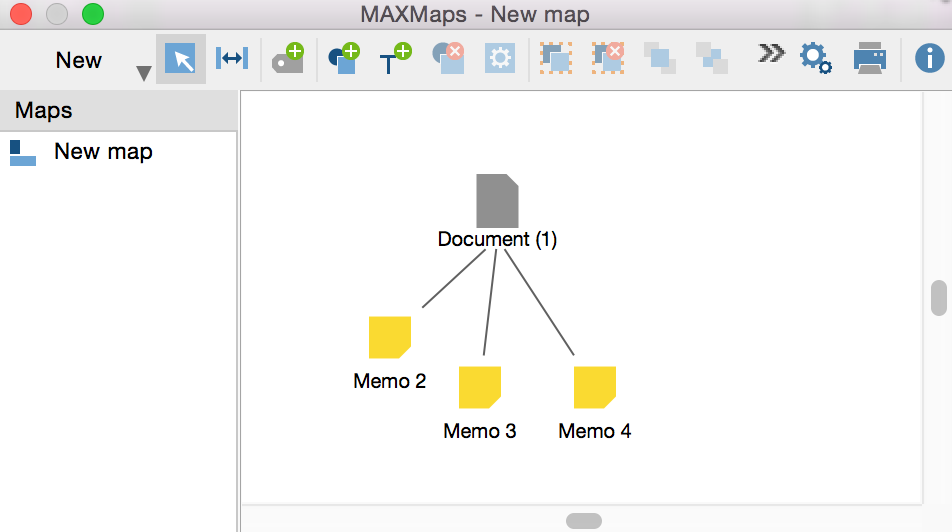 All of the document’s memos displayed after import All of the document’s memos displayed after import