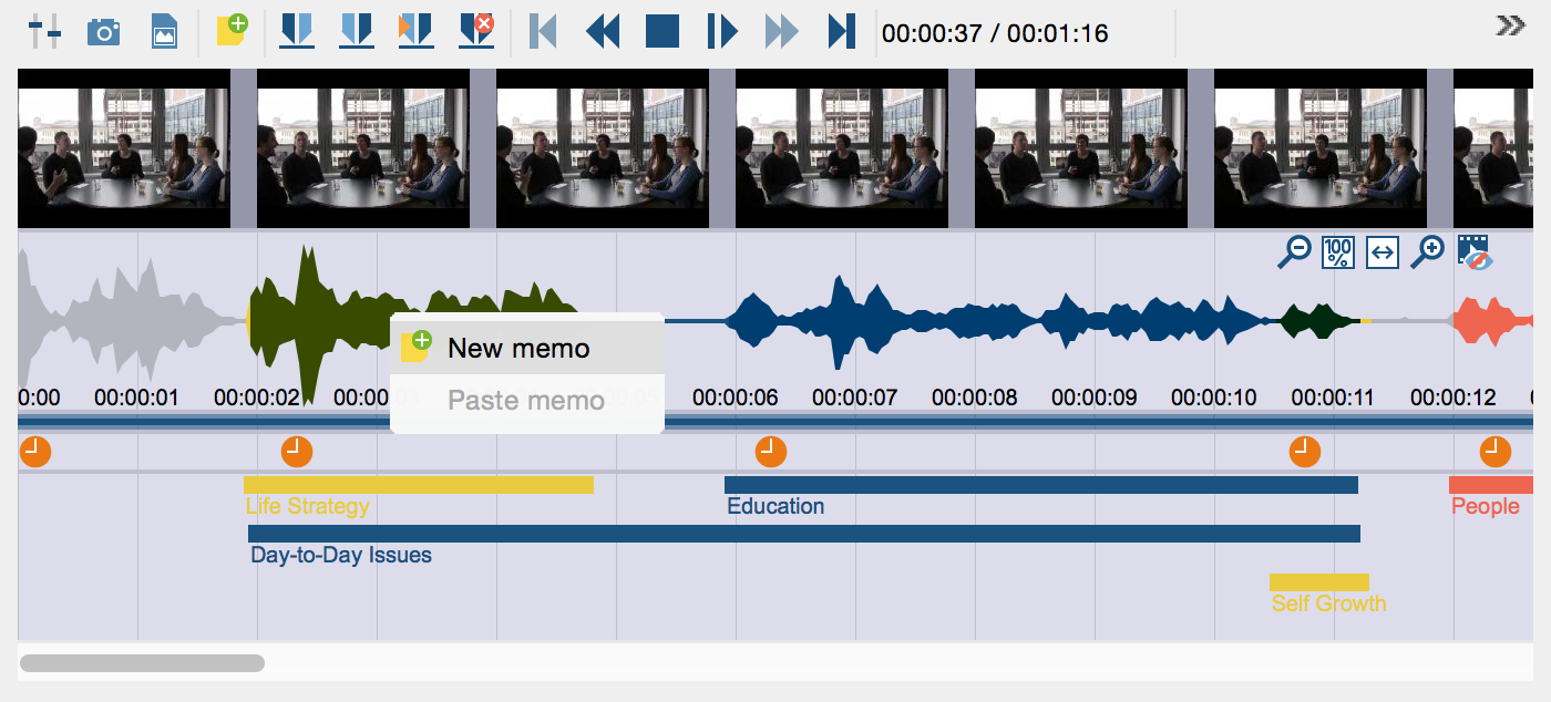 Creating memos Creating memos