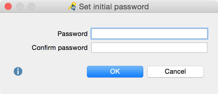 Set admin password Set admin password