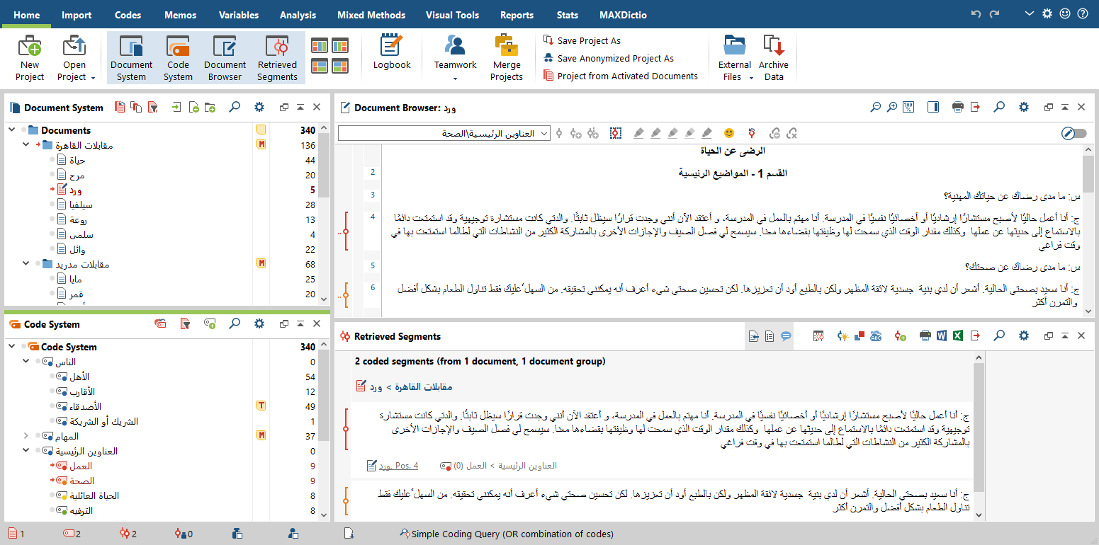 Qualitative Data Analysis Software MAXQDA