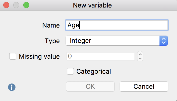 Creating a new variable Creating a new variable
